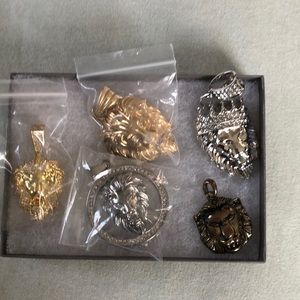 5 Lion necklace slides